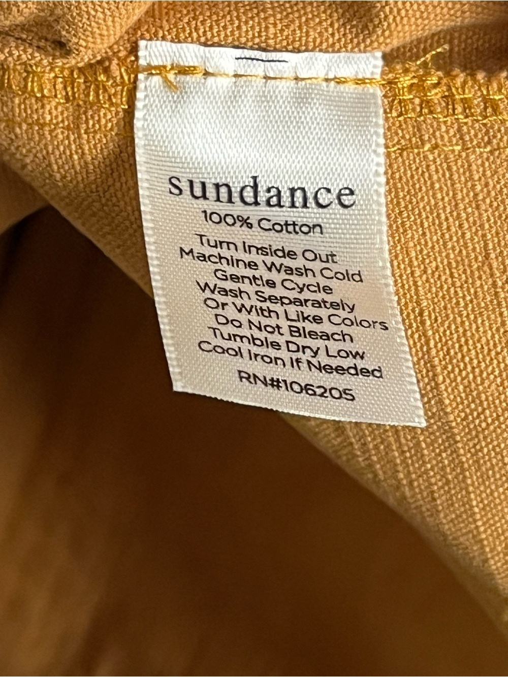 Sundance Voyager Wide Leg Patch Pocket Cropped Pant in Ochre Brown 10 - Picture 10 of 10